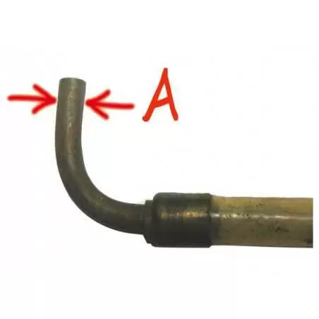 Angled petrol hose (PVC) - 1