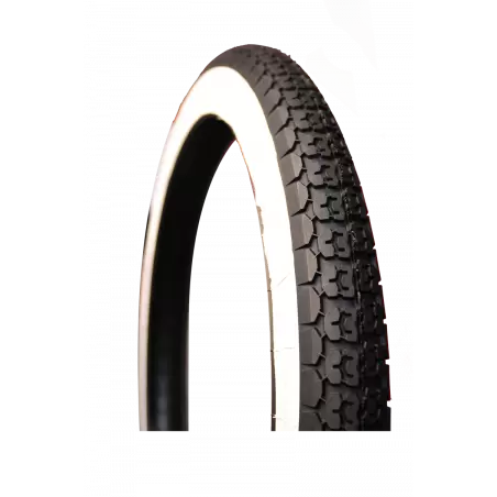 Tyres Moped Flanc Blanc - 4