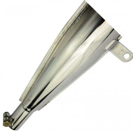 Motobécane silencer latéral (type) D45 chrome plated - 3