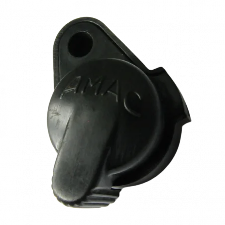 Comodo Amac noir - 5 positions Droit pour motos (1940-1950) - 1